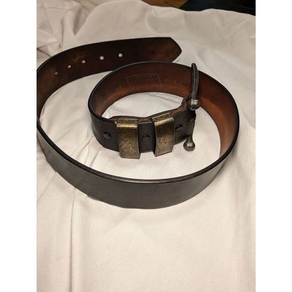 Vintage pennies towncraft soft supple steer hide belt size 30. Equestrian wide b - Picture 7 of 16